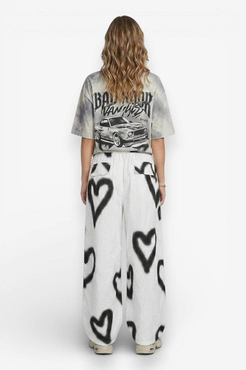 Love Graffiti Hip-Hop Pants