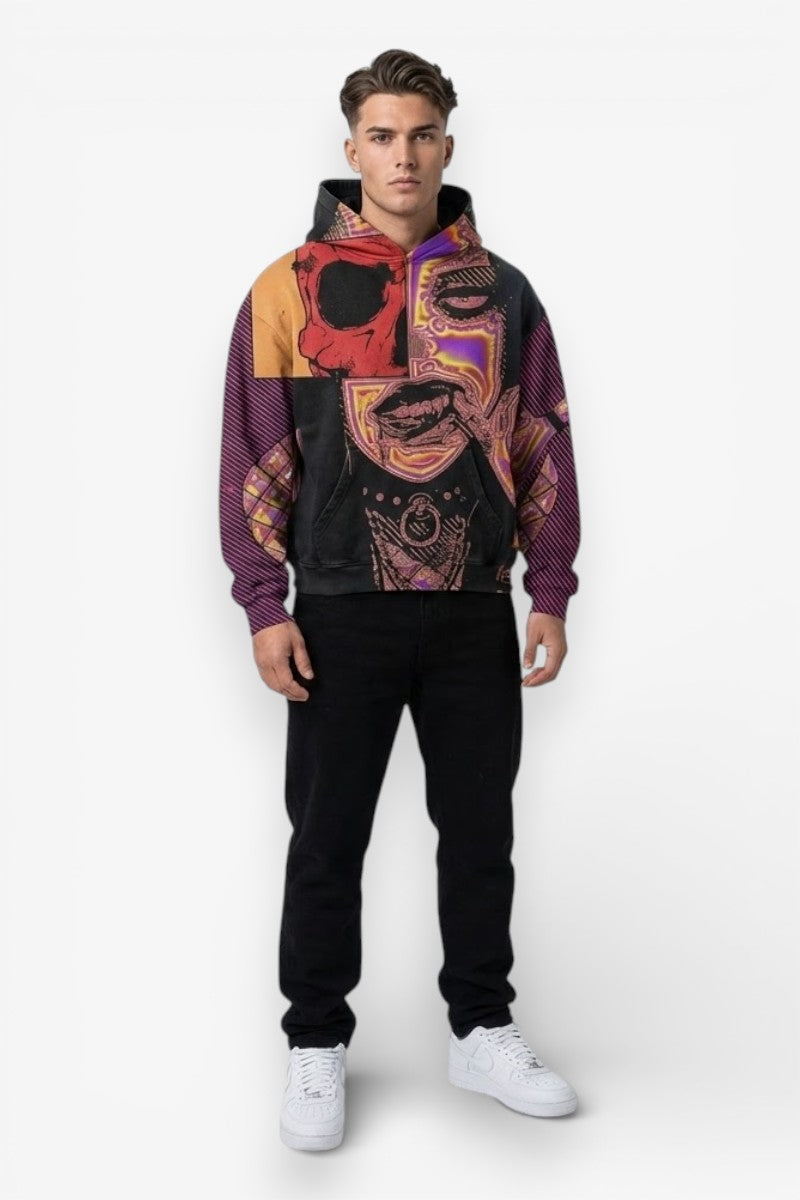 Techwear Skull Hoodie