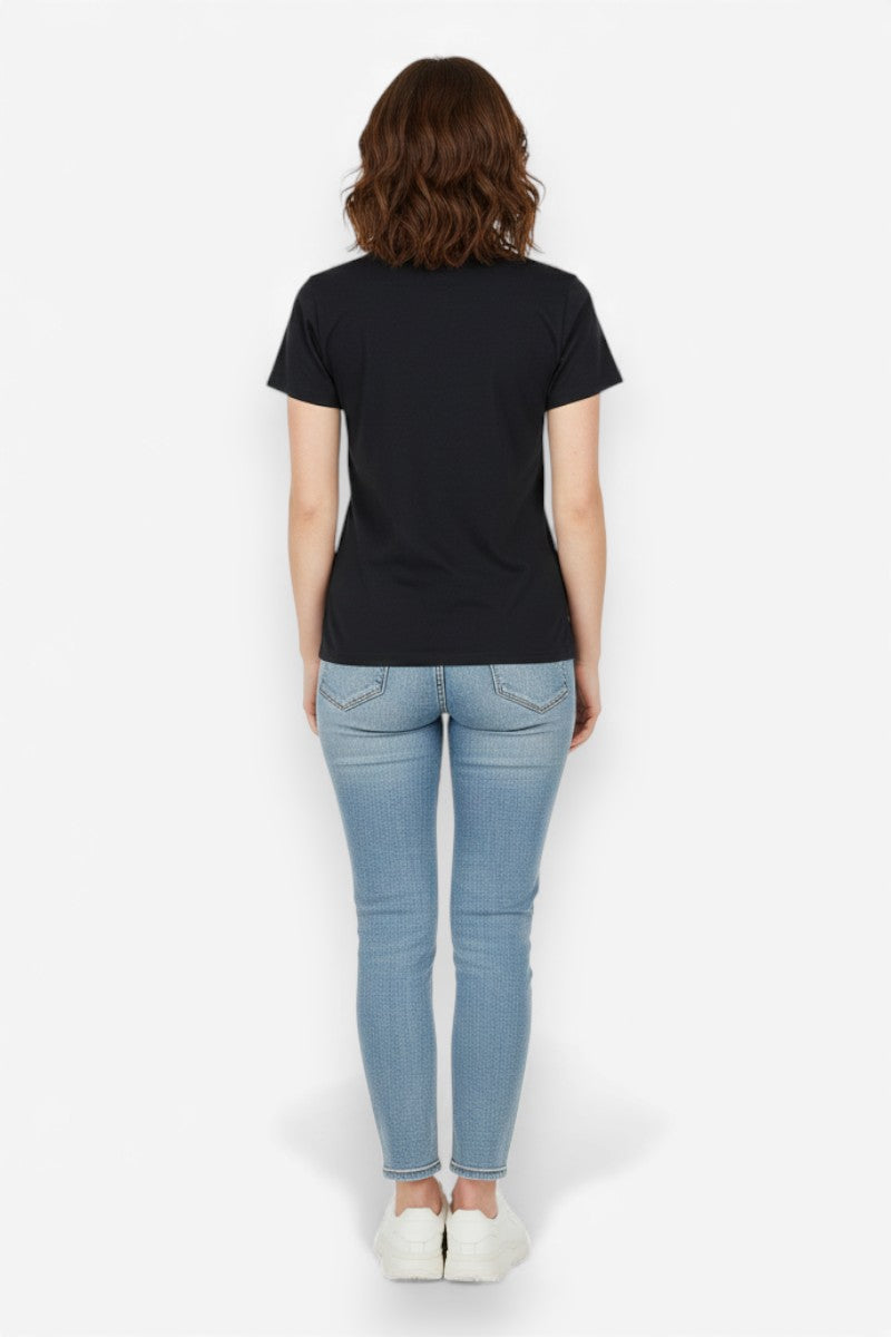 Gothic Floral Wings Tee