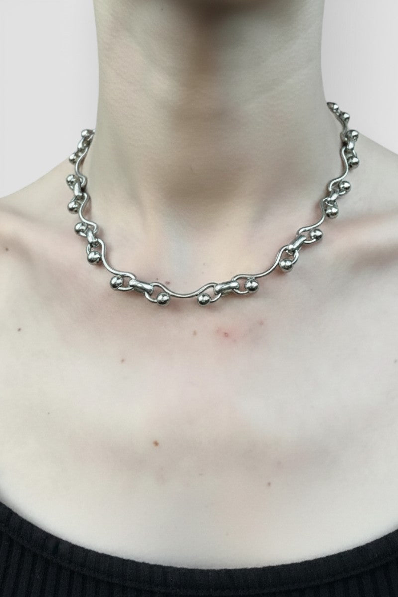 Wave Chain Stainless Steel Necklace