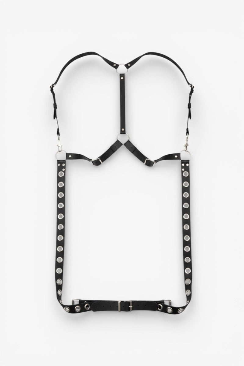 Gothic Punk Corset Harness Belt