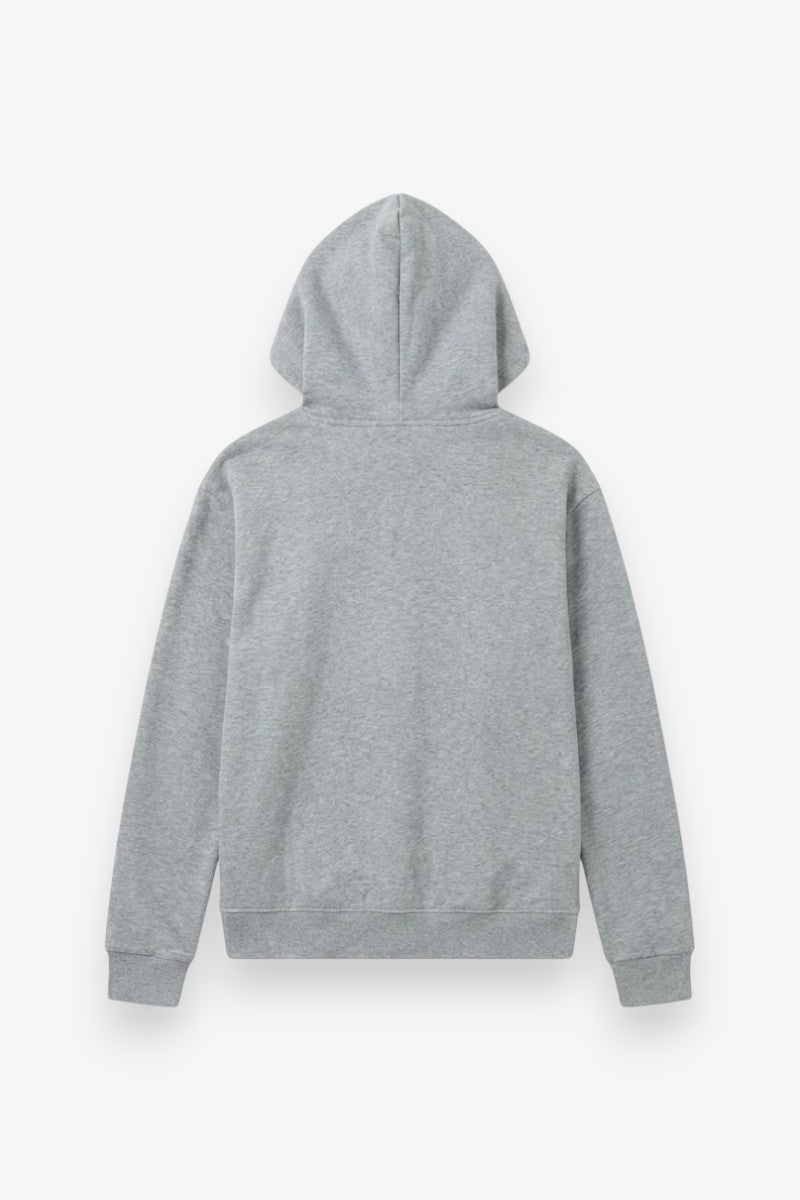 Wing Print Mall Goth Zip-Up Hoodie