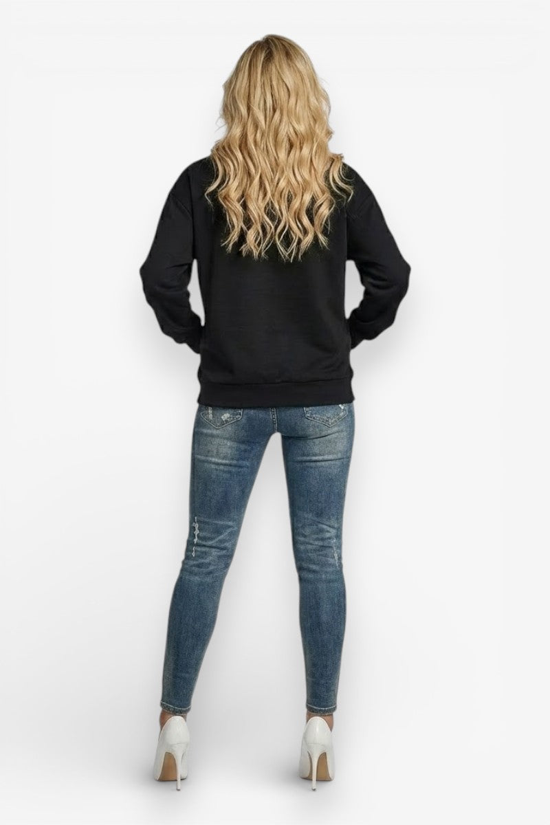 Gothic Butterfly Zip-Up Hoodie