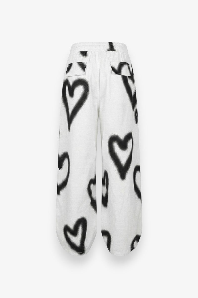 Love Graffiti Hip-Hop Pants