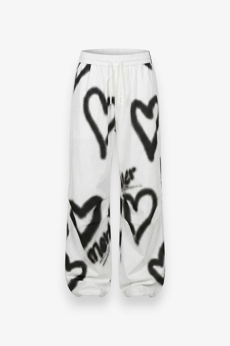 Love Graffiti Hip-Hop Pants
