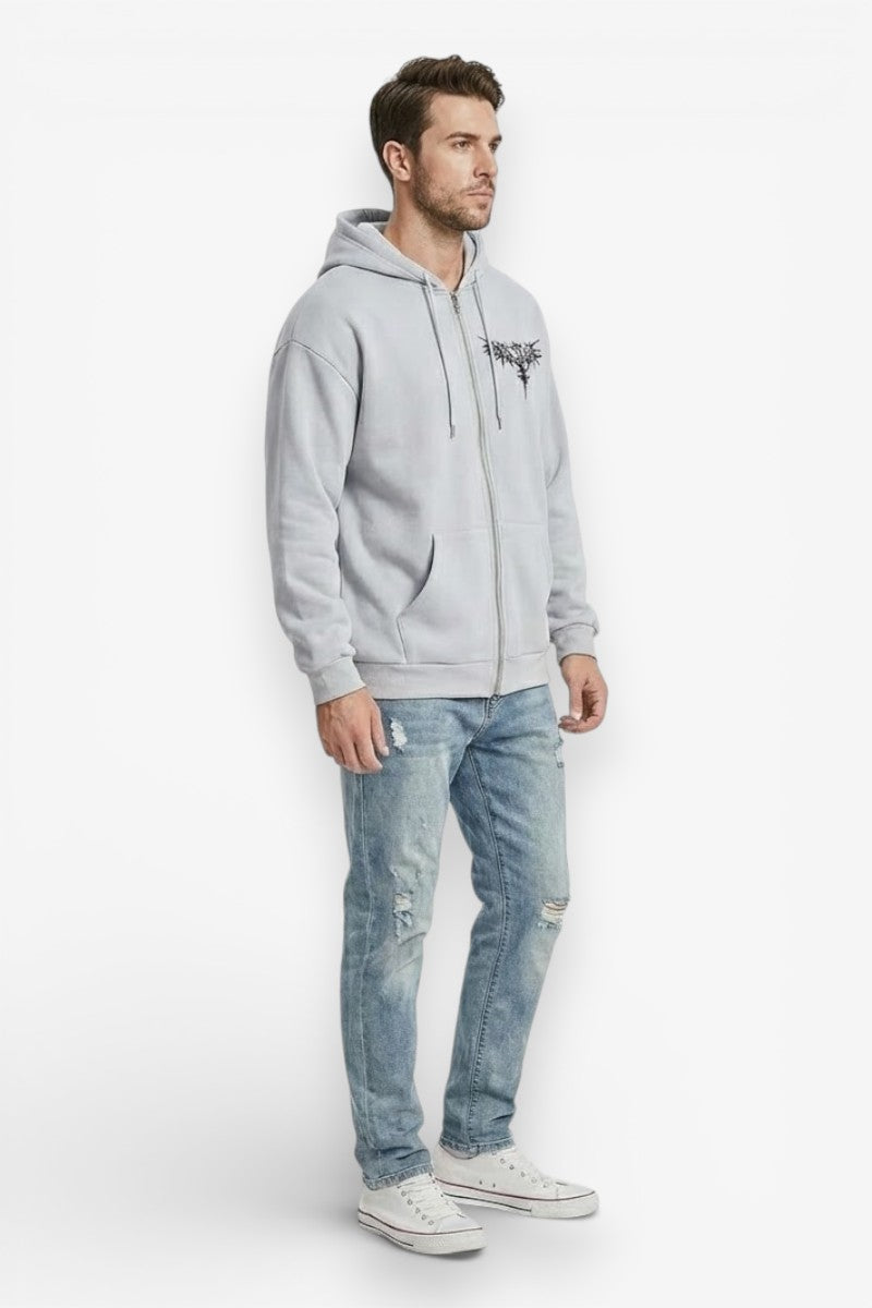 Punk Harajuku Zip-Up Hoodie