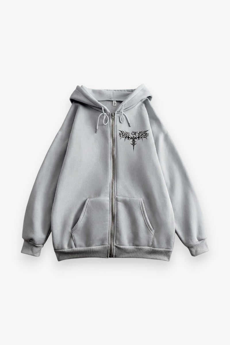 Punk Harajuku Zip-Up Hoodie