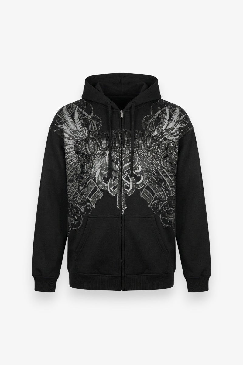 Oversized Polar Fleece Zip Jacket