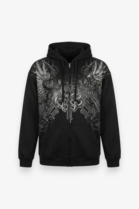 Oversized Polar Fleece Zip Jacket