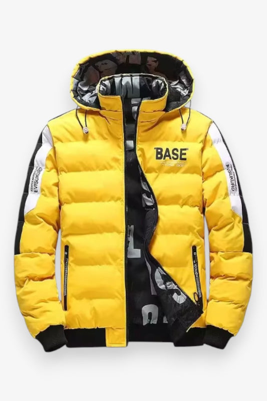 Padded Winter Jacket with Removable Hood