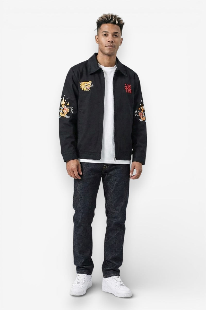 Vintage Sukajan Tiger Embroidered Jacket