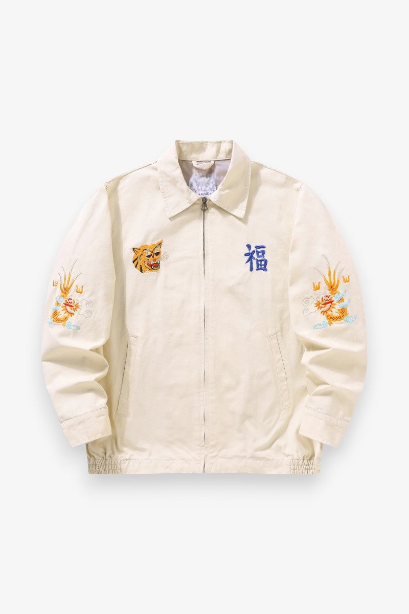 Vintage Sukajan Tiger Embroidered Jacket