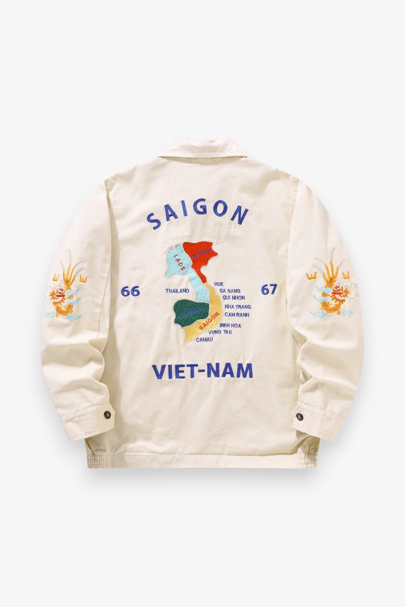 Vintage Sukajan Tiger Embroidered Jacket