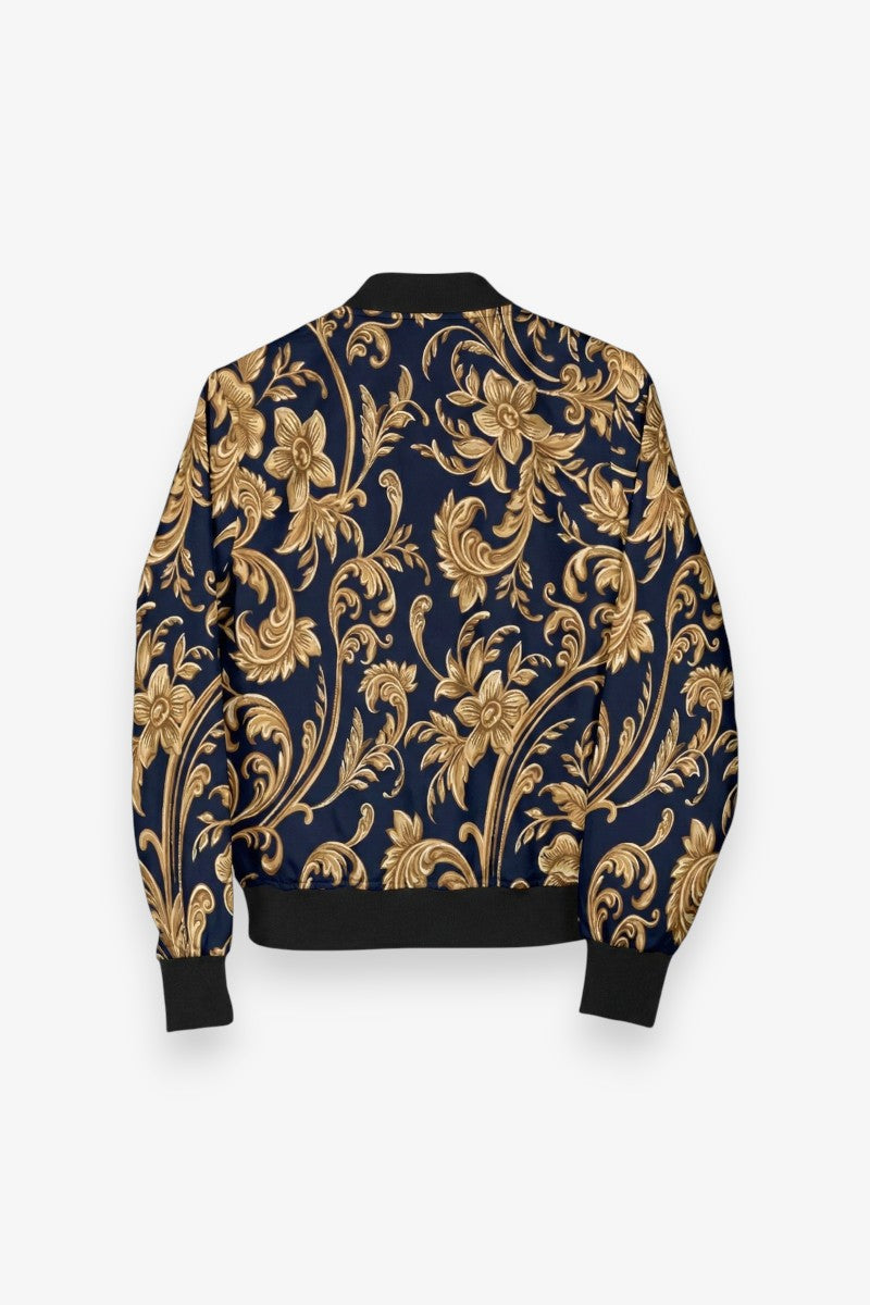 Baroque Gold 3D Floral Jacket