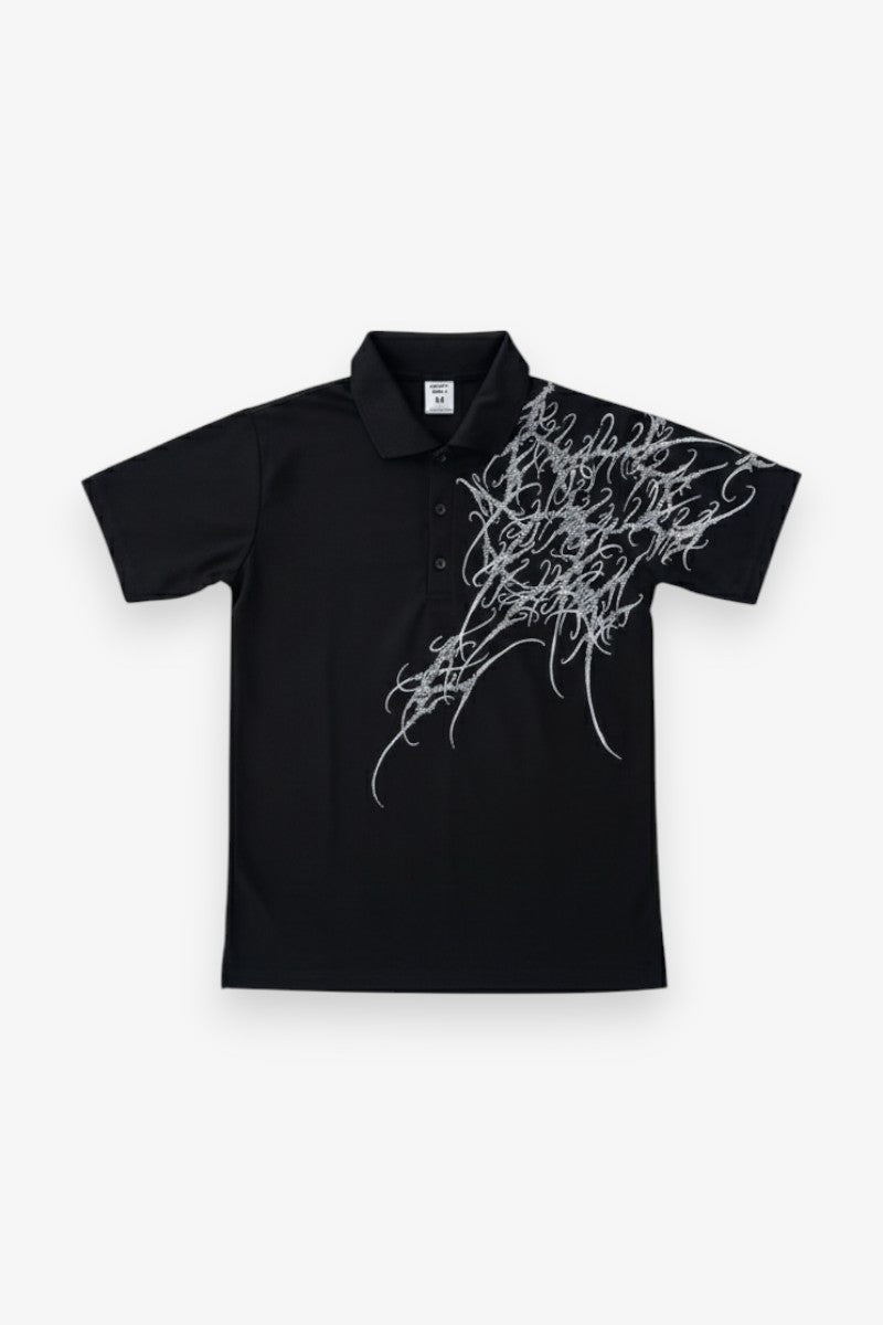 Gothic Letter Polo Tee