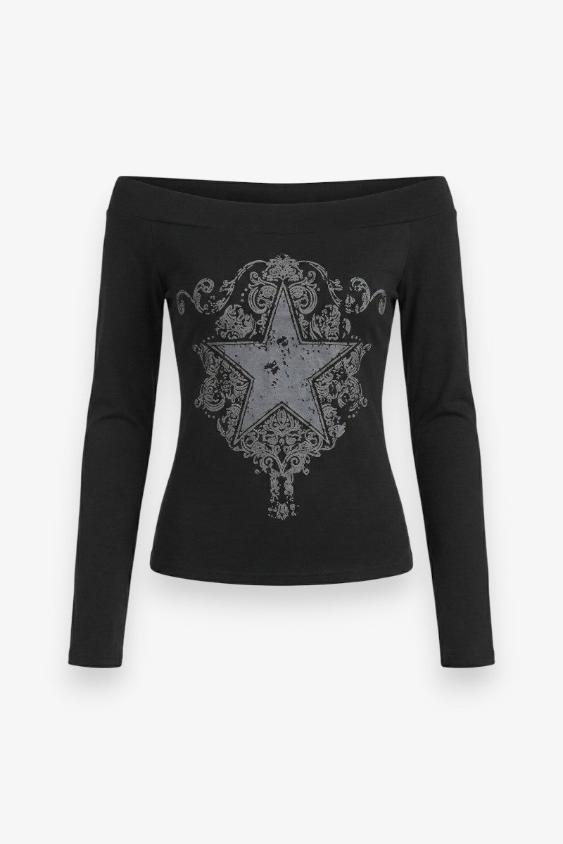 90s Punk Slim Crop Tee