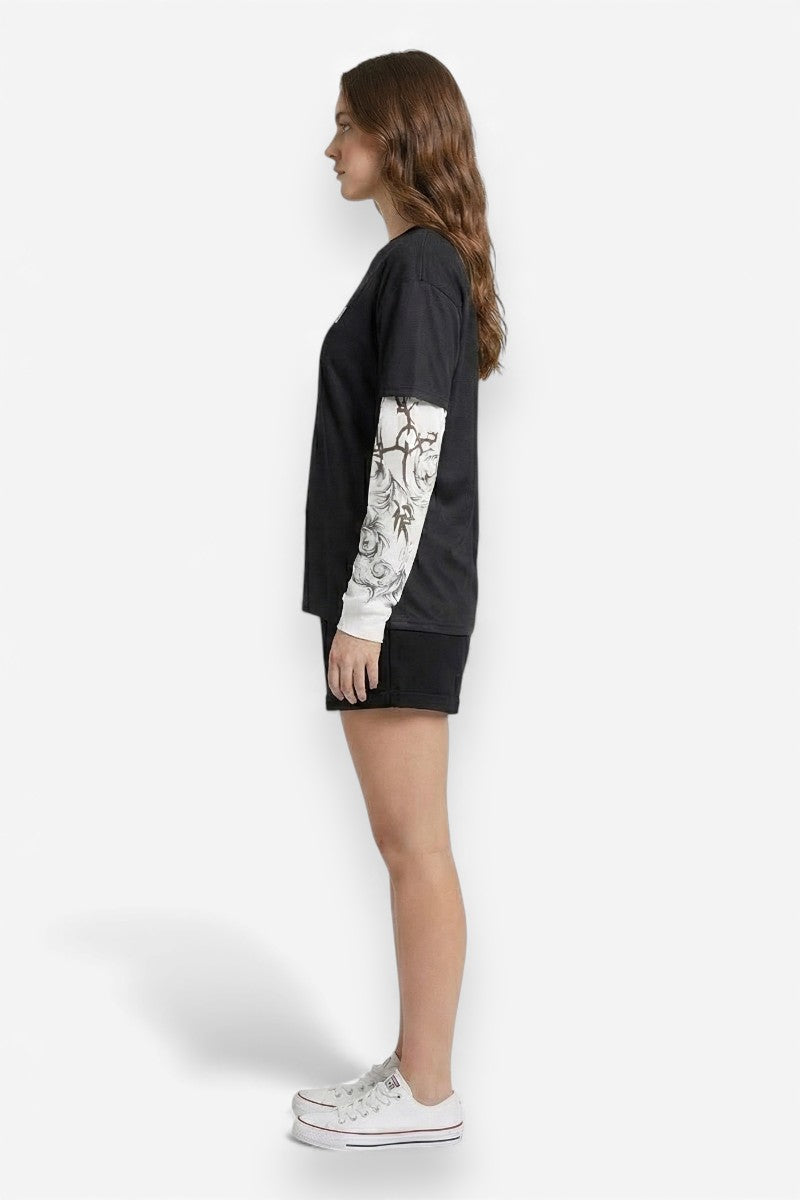 Heart-Sword Grunge Tee