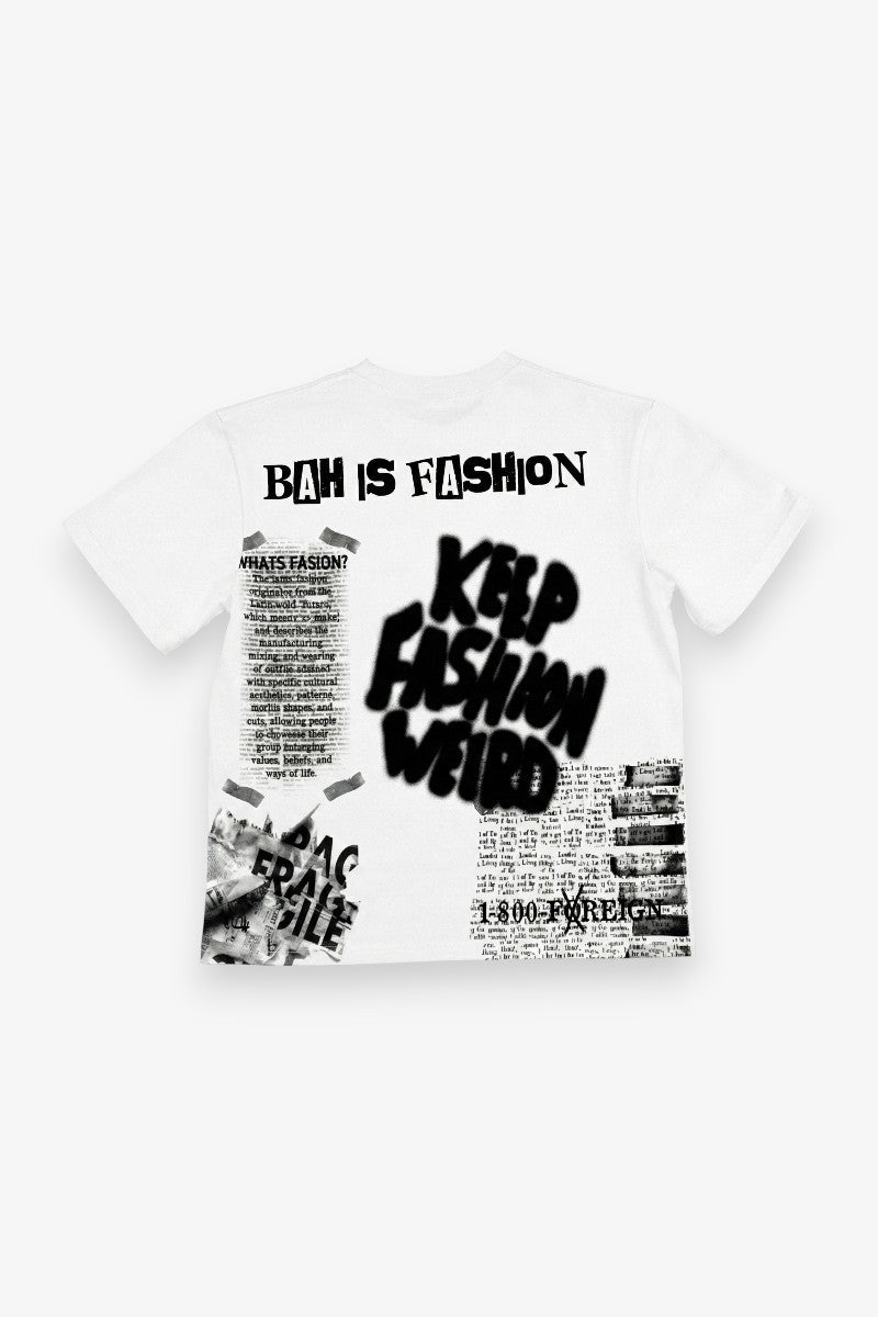 Vintage Letter Oversized Tee