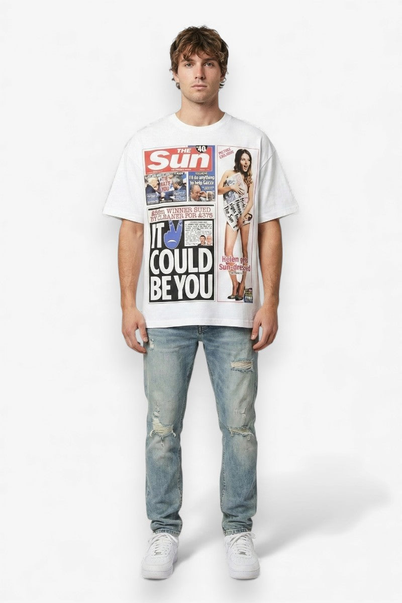 American Letter Oversized Tee