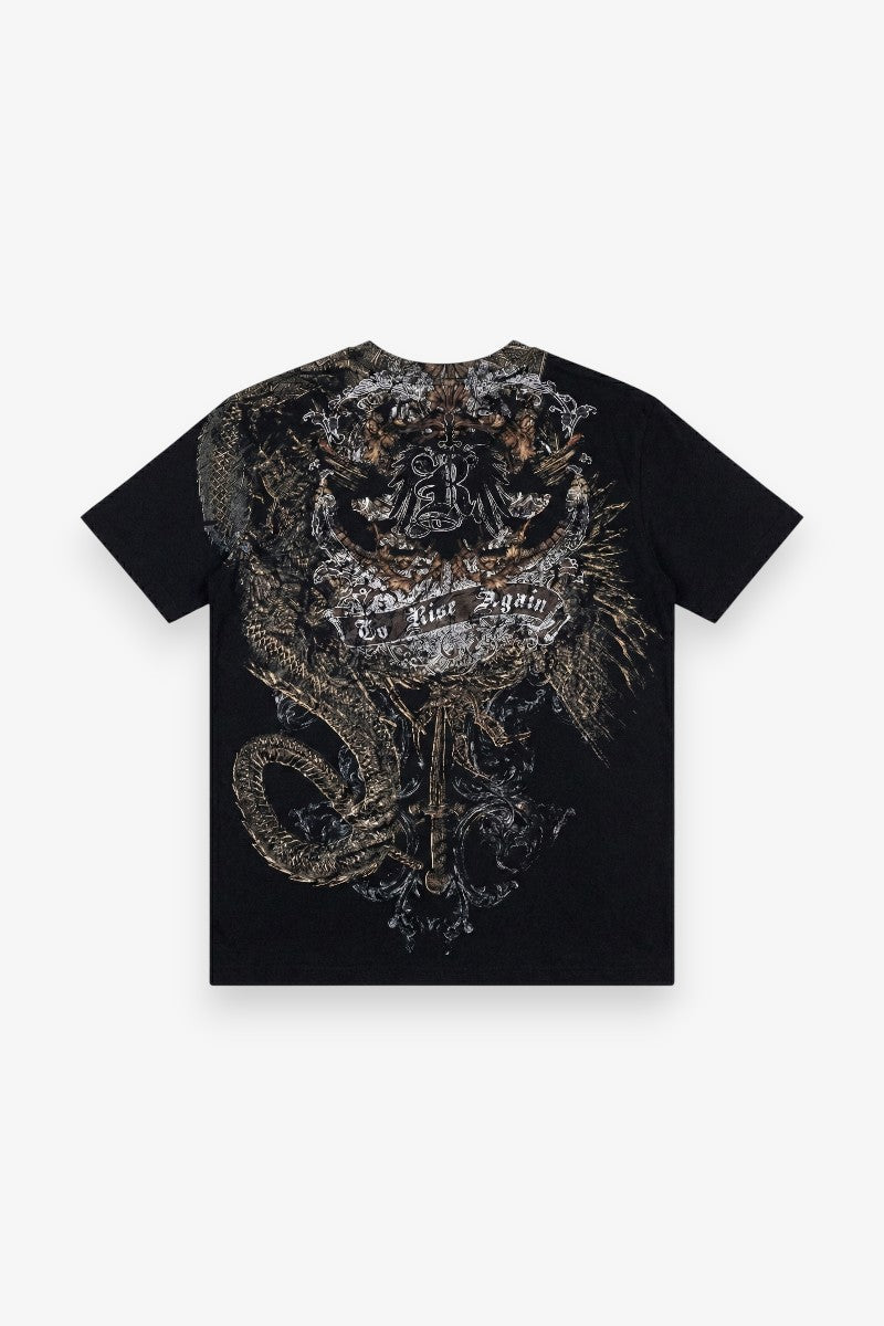 Dark Skull Street Oversized Tee