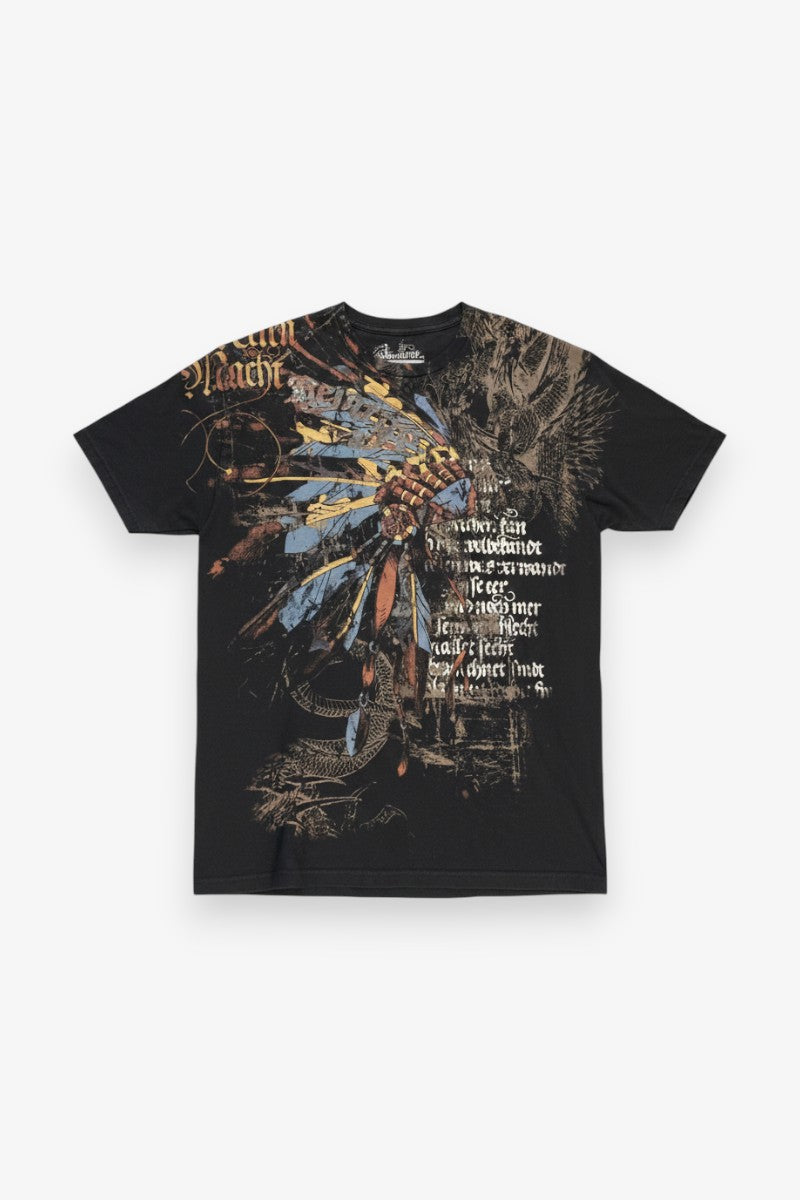 2000s Gothic Skull Oversized Tee