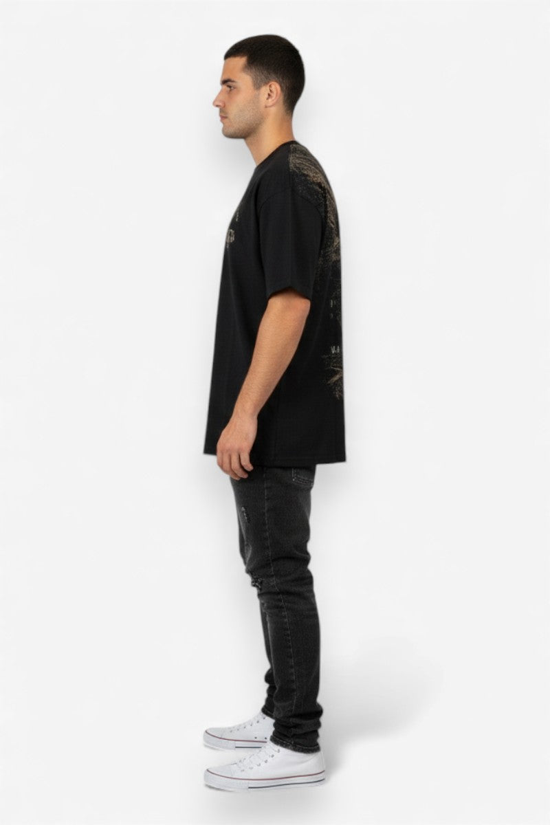 2000s Gothic Skull Oversized Tee