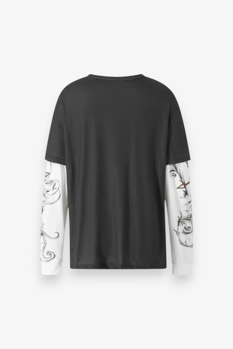Heart-Sword Grunge Tee