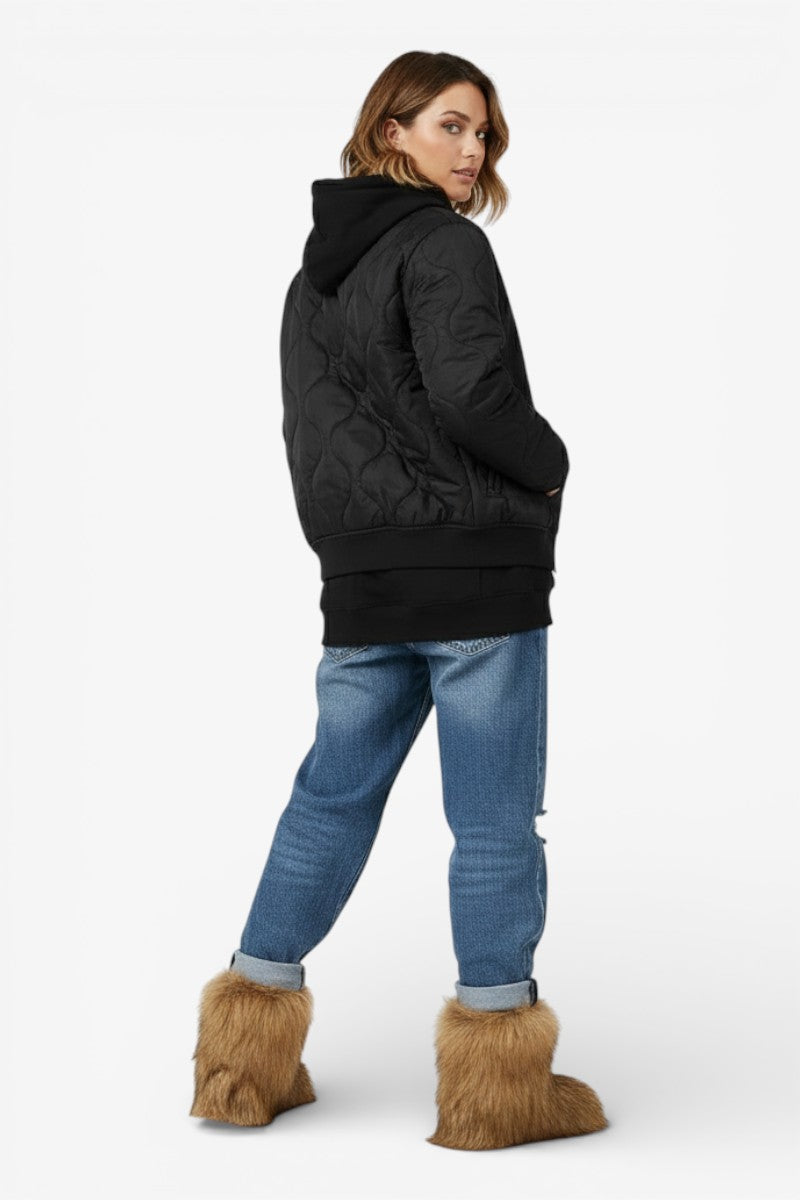 Fluffy Mid-Calf Snow Boots