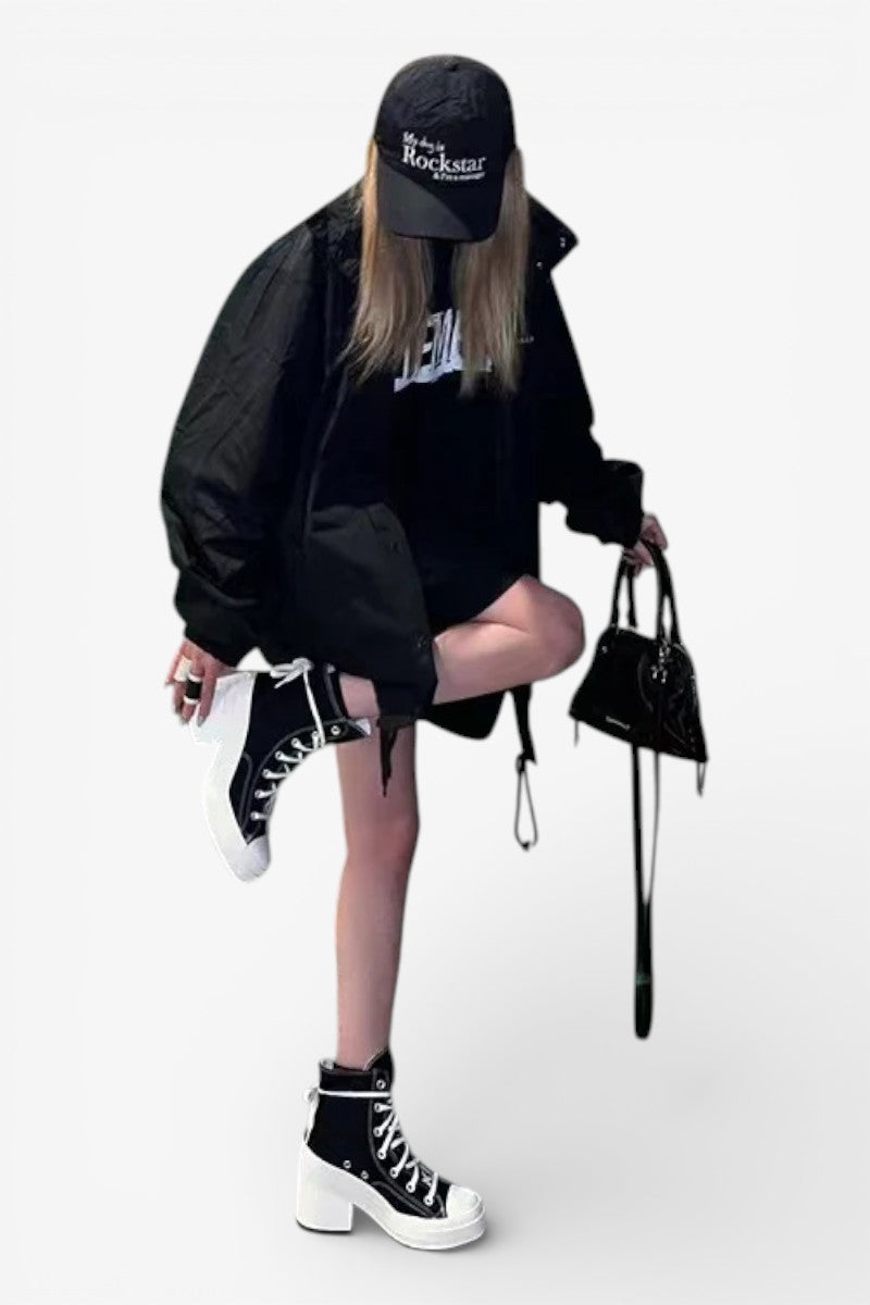 Platform Canvas Skate Sneakers