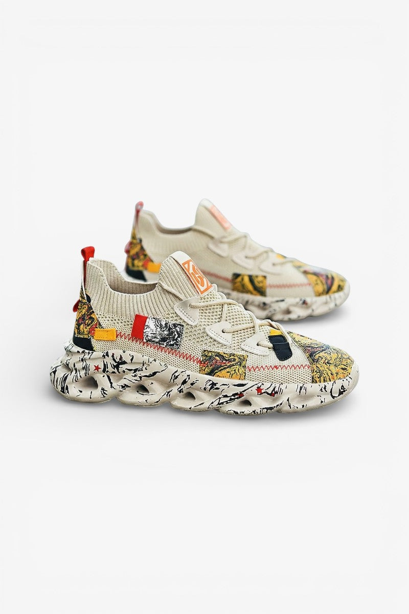 Breathable Flyknit Casual Sneakers