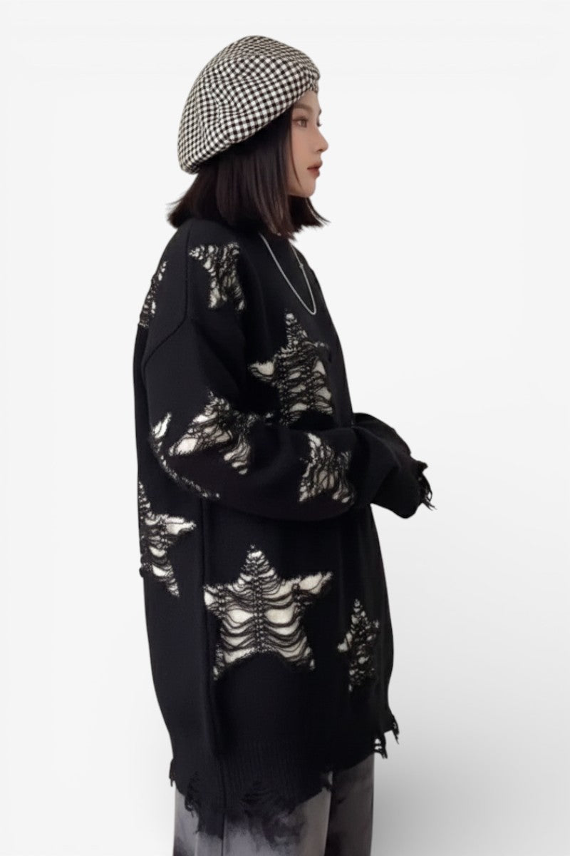 Fake Two-Piece Gothic Sweater